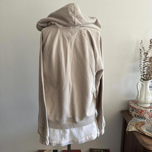 Gap cream zip up hooded jacket - Picture 5 of 8